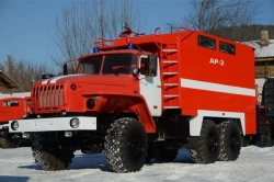 Fire hose AR-2 truck, type 58819, modification 58814T, on chassis Ural-5557-1151-60, 5557-1151-62, 5557-1151-70, 5557-1, 5557-1