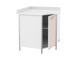 Auxiliary corner table SKDL 3-1 from a set of furniture for clinical diagnostic laboratories according to TU 9452-013-13305037-2