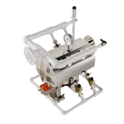 Automated installation for fine mechanical water purification from suspended substances UMV - 4
