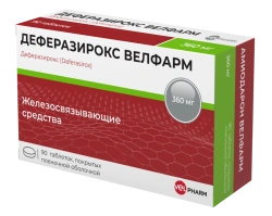 DEFERASIROX VELPHARM 360 mg film-coated tablets