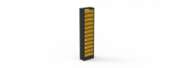Metal cabinet for storing mobile phones, "ELTI" series