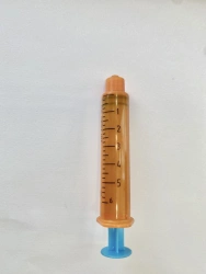 Injection syringes for single use, 3-part, sterile in version 5A "LuerLok" with UV protection
