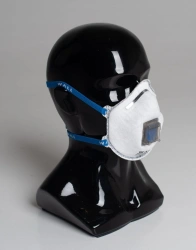 Respirator Medical WALL CUP 95HK+B R D FFP2 with exhalation valve, with additional protection against inorganic gases and vapour