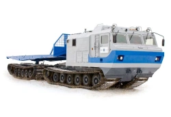 Double-linked crawler snowmobile transporter DT-30MN