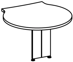 Briefing console for desktop middle 9554 "Brooklyn" series