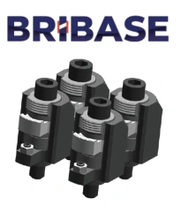BB.VS.100.51.051 Set of 4 fluted clamps without adjustment, height 50 mm BriBase