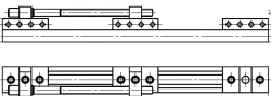 Rod repositioning and fixation apparatus for external fixation of fractures of the long tubular bones of the extremities, articl