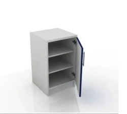 Office sideboard with shelves and door