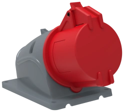 PSN12-032-4 Stationary socket SSI-124 32A-6h/380-415V 3P+RE IP44 MAGNUM IEC IEC