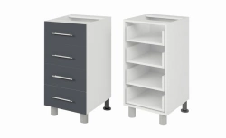 Floor table with 4 drawers Model: STYA-4 of "Edelwood" trade mark
