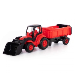 "Champion", tractor with bucket and semi-trailer (in net), article 0438