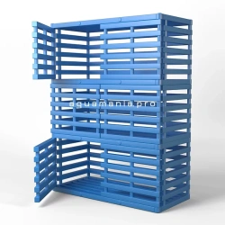 PVC cupboard shelf unit