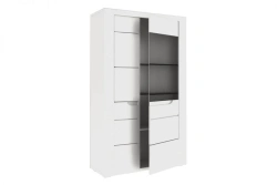 Bella LD.653040.000 Small cupboard (White gloss with tinted glass, ESTA)