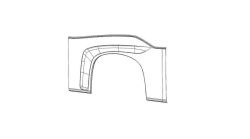 Left rear arch panel 5299230-5402502-52/C