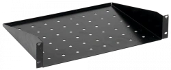RS105-350P-R ITK Console shelf L=350mm 1U black