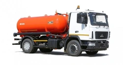 Vacuum truck KO-523, type KO-523, modifications KO-523, base chassis: MAZ-5340C2, MAZ-534025.