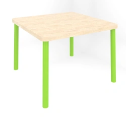 Children's square table 460 / green