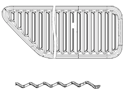 4238-50-5601206 Ventilation grille