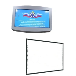 Interactive terminal IMDU X-Y-V X-digits from 1 to 99-diagonal of the screen in inches Y-digits from 0 to 99-number of touches o