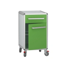 Rolling medical cabinet according to TU 32.50.30-008-69573749-2021, article number DM-1-107-02.K2.F1.