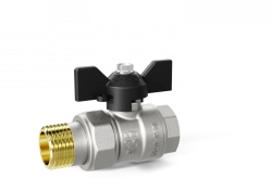 Brass ball valve LD Pride 47. 20. GS-V. B ncgk.R 600651:Brass ball valve LD Pride 47. 20. GSh-V.