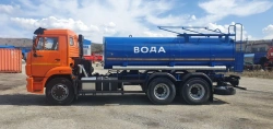 Tank truck for transportation of food liquids (technical water) ????/???/?? 4671 ?3-20 on chassis Kamaz 65115-5N