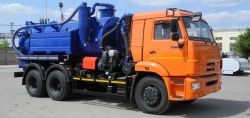 Special, sludge truck 5686-0000010-22 based on KAMAZ 65115-A5, KAMAZ 65115-50, KAMAZ 65115-RR, KAMAZ 65115-RS chassis.