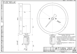 Bimetallic thermometer TBf-226 IP54 160 RSH