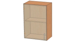 One-door hinged cupboard with shelf with glass. Model ??-2