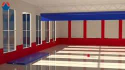 Vertical hall division system