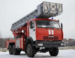 Fire automatic ladder AL-37 (43118) type 4344-A9 of modification 4344B1 on chassis of modification 43118-A5, 43118-50.