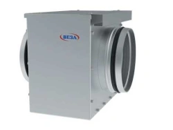 Water duct air heater Kanal-KVN-K for circular section