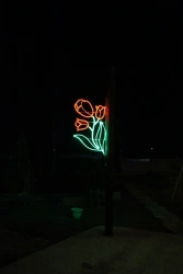 LED console (LED panel) "Tulip" - decorative street lamp on brackets (modifications 220V, 24V,12V).
