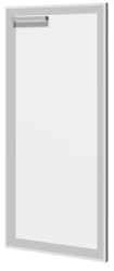 MAGNA Swinging door to narrow shelving unit / glass, Art. MDU 08