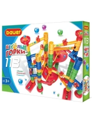 Bauer STEM play set "Merry Slides" 113 elements in a box, article number 609