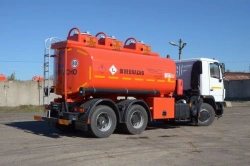 Fuel tanker GRM3 type GRM3 modification 56091-08 (56091-0000010-08) on chassis MAZ 6317F5, MAZ 6317F9.
