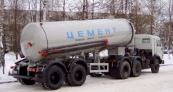 Semi-trailer-tanker for bulk materials BCM-12