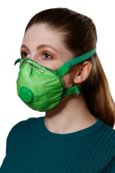 Filtering half-mask for protection against aerosols with additional protection against vapours and gases "Respirator "SPIRO-312E
