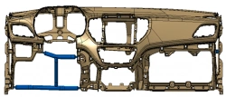 Instrument panel moulding (item No. 84711-H5AA0IJT)