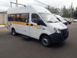 Bus with possibility of transporting a disabled person in a wheelchair IATs-1767M3 on the basis of GAZelle Next chassis, Modific