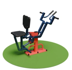 Outdoor exercise equipment horizontal pull bar