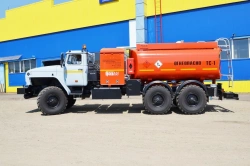 Aerodrome fuel tanker (refuelling truck) , type GRM2 , modification 56132-0000010-53, on chassis URAL-4320-1951-60 , URAL-