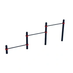 Triple cascade of anti-vandal version tourniquets