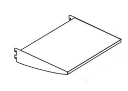 Metal shelf