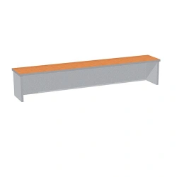 Desk shelving unit single-deck model NM-1