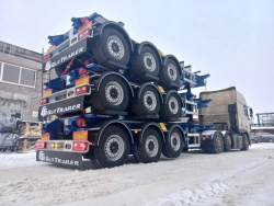 Three-axle container semitrailer, modification CS-453GN