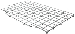 Base (grid) for 6x4m high jump landing zone