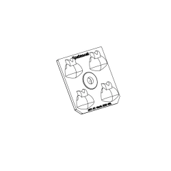 Lens for LED luminaires AMT-ST-40x40-3535-ERL