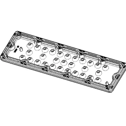 Lens for LED luminaires AMT-HB-236x70-5050(29)-30-PC
