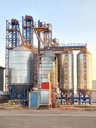 Ventilated Bunker BV with Conical Bottom for Grain Storage